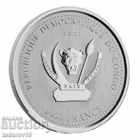 1 oz Silver Whalehead Heron - Democratic Republic of the Congo with price 149.99 BGN | € 76.69 1 oz Silver Whalehead Heron - Democratic Republic of the Congo with price 149.99 BGN | € 76.69