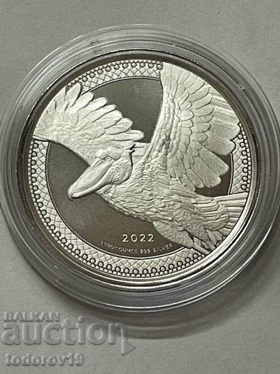 Auction 1 oz Silver Whalehead Heron - Democratic Republic of the Congo Auction 1 oz Silver Whalehead Heron - Democratic Republic of the Congo