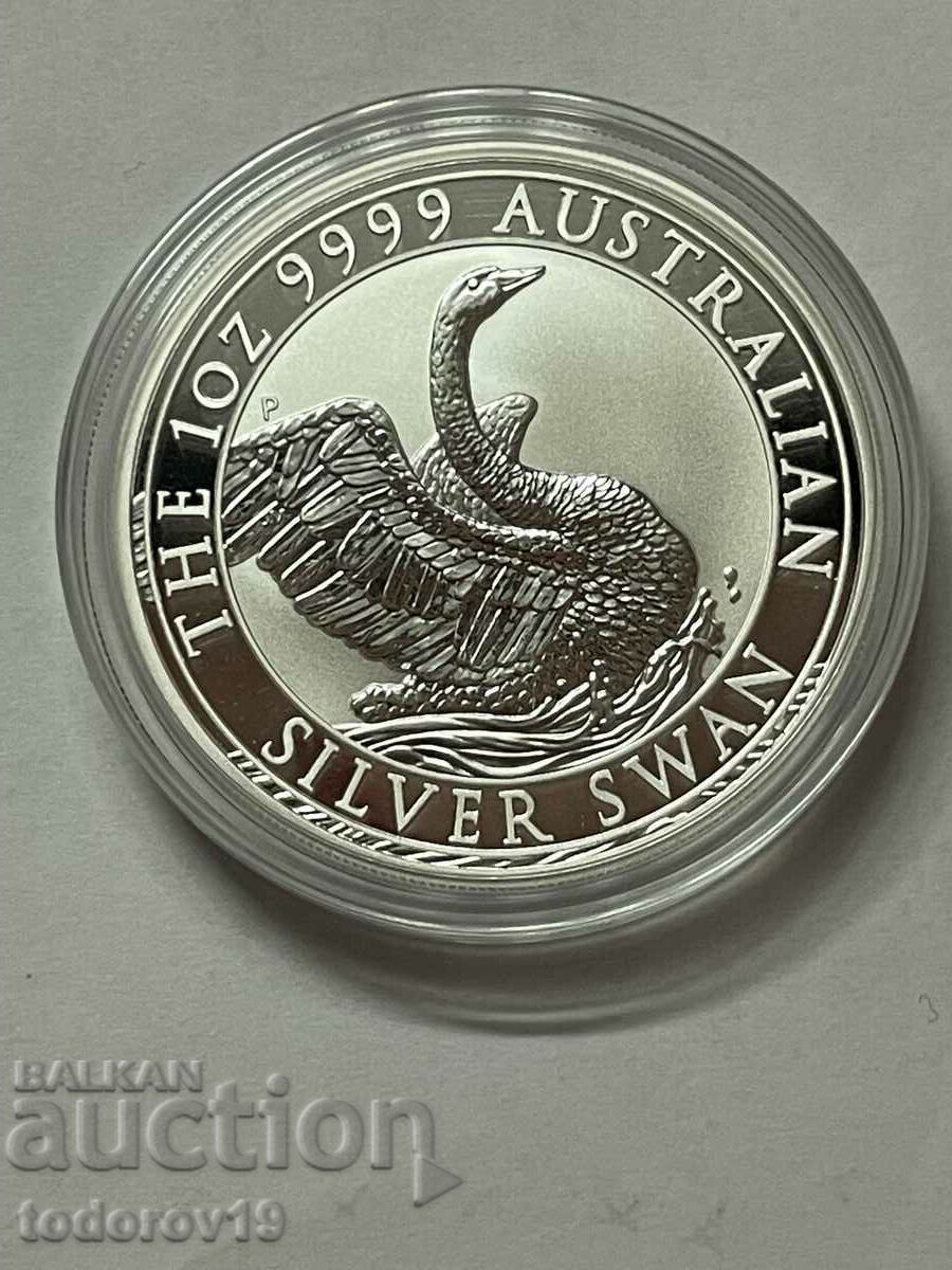 Auction  1 oz Silver Swan 2020