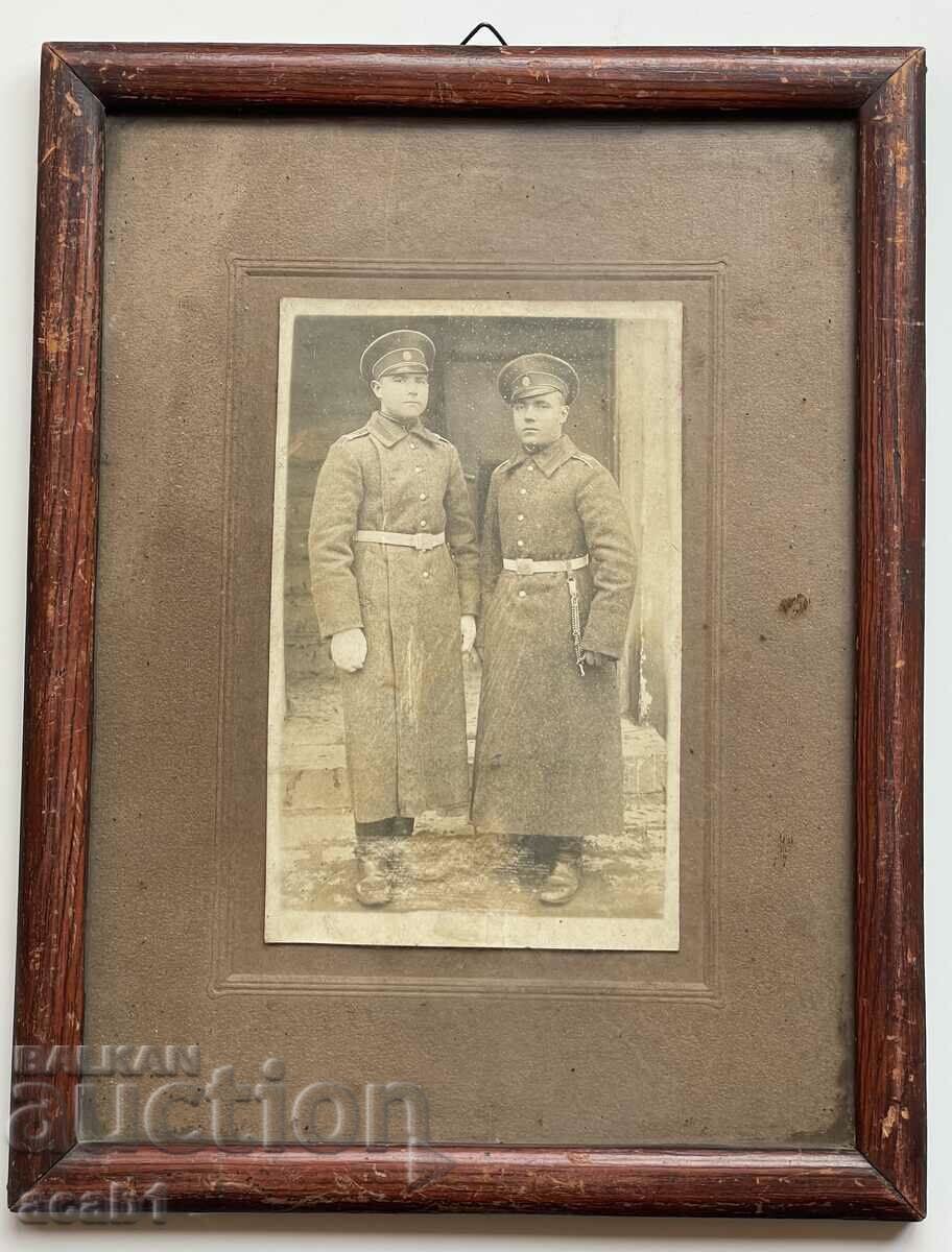 Soldiers picture in a frame
