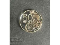Trinidad and Tobago 50 cents 2003