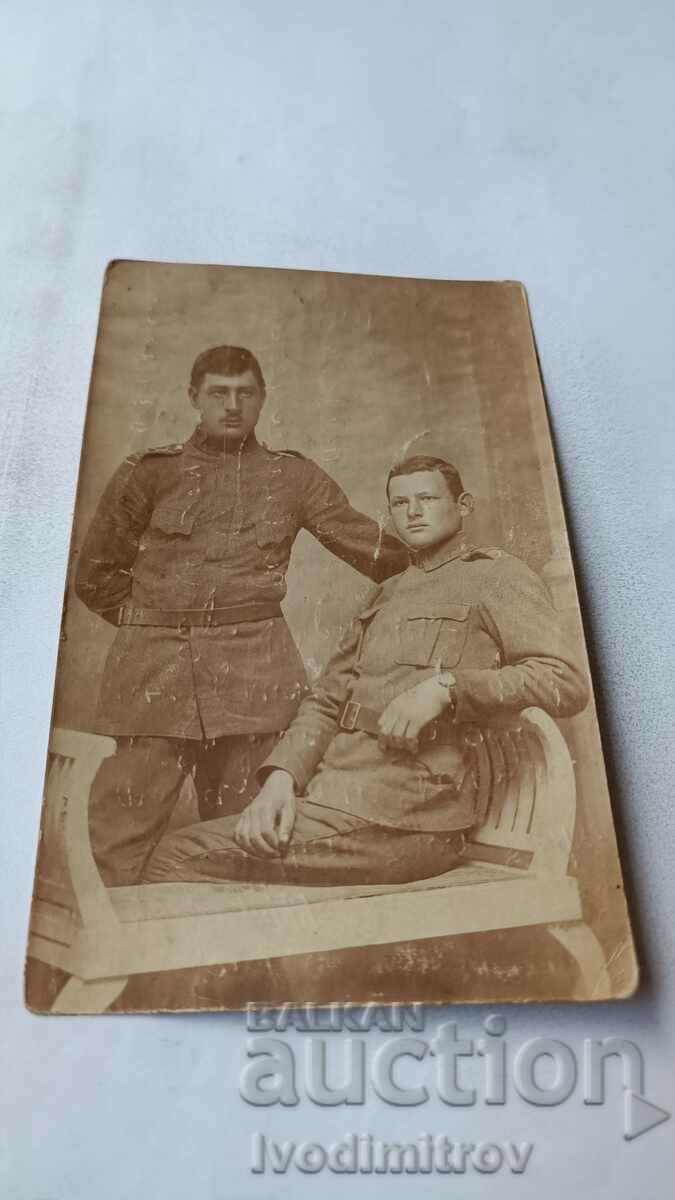 Снимка София Двама офицери 1919