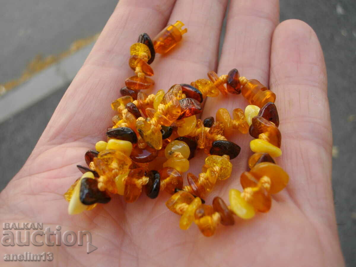 NECKLACE NECKLACE NATURAL BALTIC AMBER - 6 NECKLACE NECKLACE NATURAL BALTIC AMBER - 6