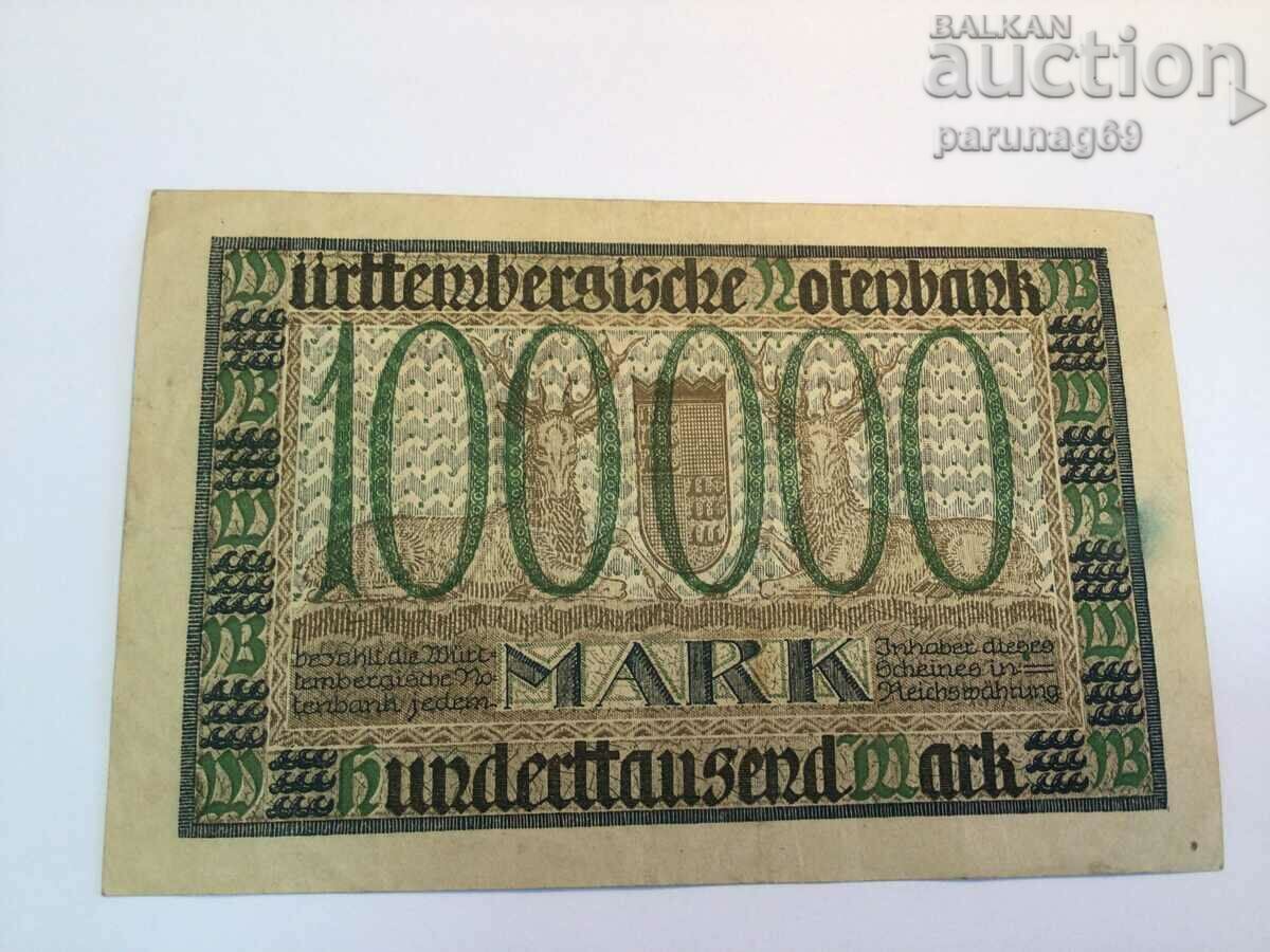Germany 100000 marks 1923 year Württemberg (HP) with price 12.00 BGN | € 6.14 Germany 100000 marks 1923 year Württemberg (HP) with price 12.00 BGN | € 6.14