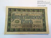 Германия 100000 марки 1923 година Вюртемберг  (HP)