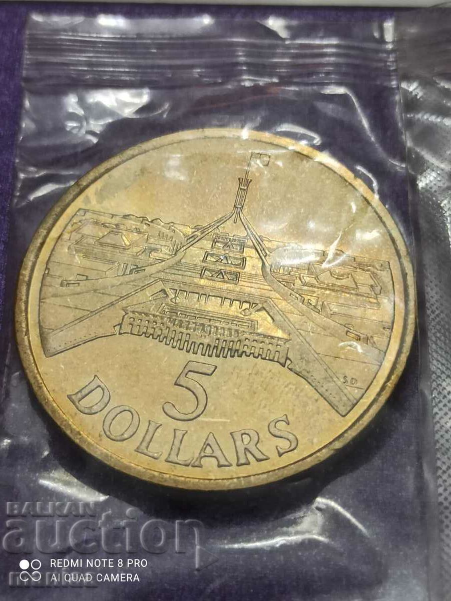 Auction  Jubilee 5 Dollars Australia 1988