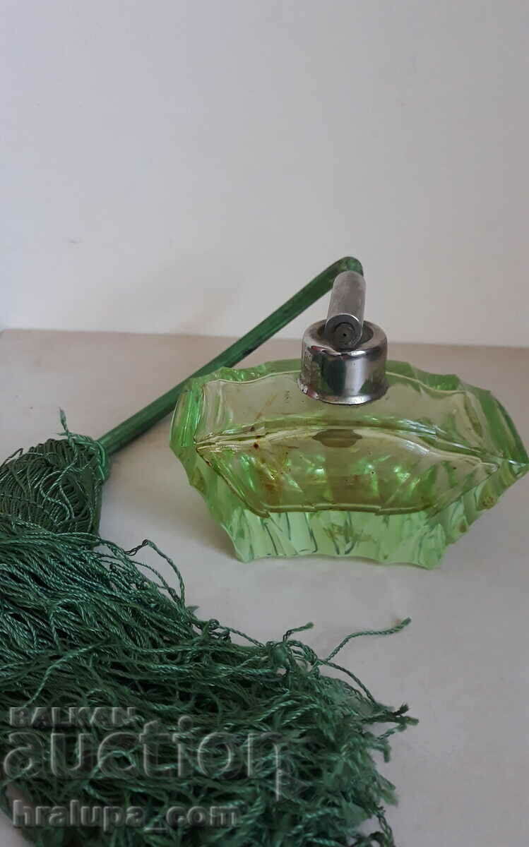 Auction Art Deco perfume bottle crystal glass Landeskronen Krista Auction Art Deco perfume bottle crystal glass Landeskronen Krista