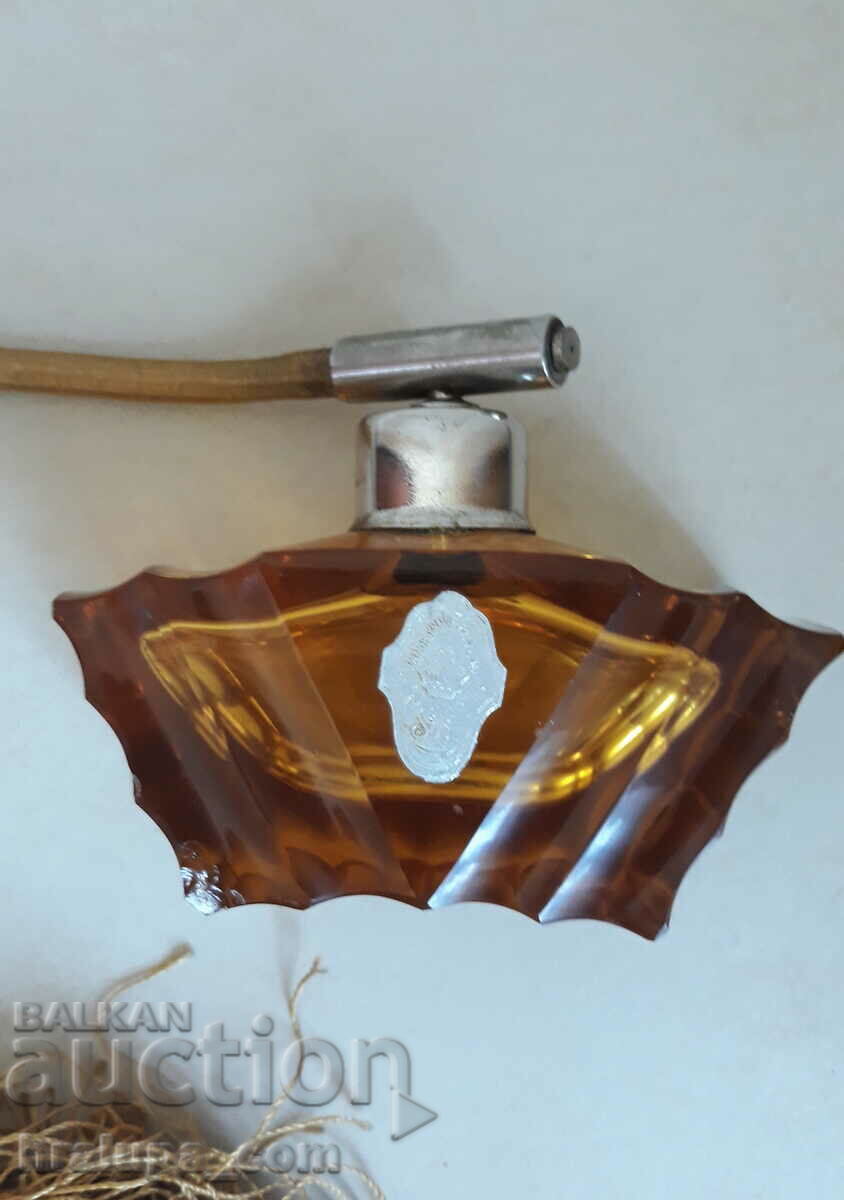 Art Deco perfume bottle crystal glass Landeskronen Krista - 5 Art Deco perfume bottle crystal glass Landeskronen Krista - 5