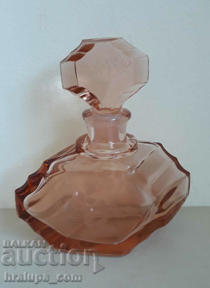 Old Perfume Bottle Art Deco Bohemia Czech Crystal Glass with price 90.00 BGN | € 46.02 Old Perfume Bottle Art Deco Bohemia Czech Crystal Glass with price 90.00 BGN | € 46.02