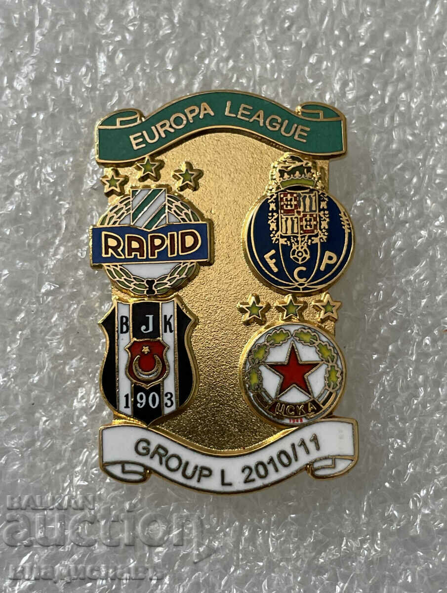 badge CSKA - Europa League Group L 2010/2011 email !