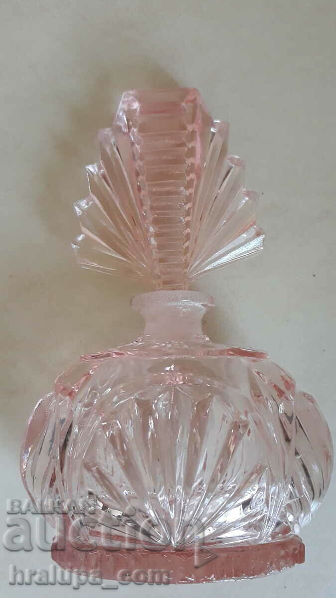 Old Perfume Bottle Art Deco Bohemia Czech Crystal Glass with price 100.00 BGN | € 51.13
