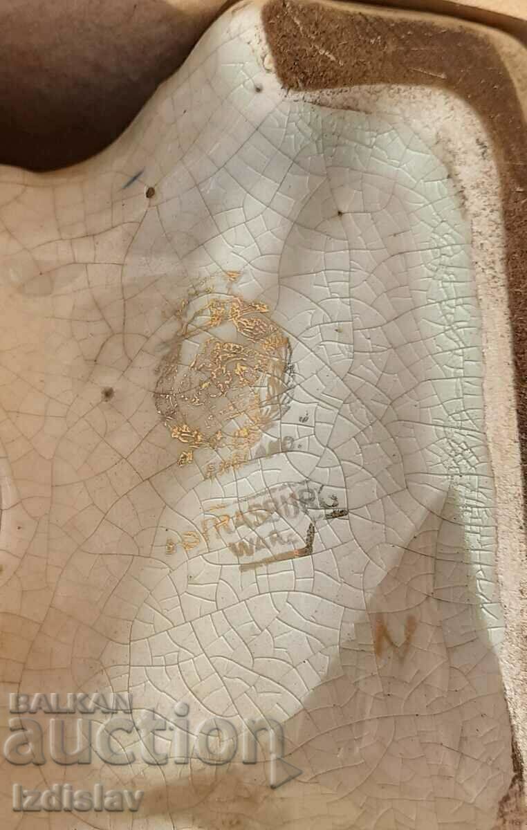 Antique porcelain desktop, mantel clock Strasbourg - 7 Antique porcelain desktop, mantel clock Strasbourg - 7