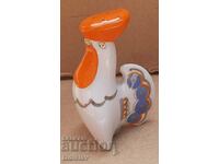 Soviet porcelain rooster figure 70s.