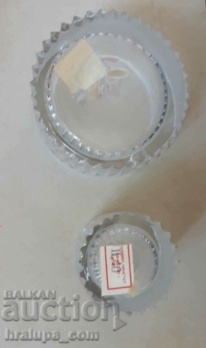 Auction Crystal ashtray and lead crystal cigar cup new Auction Crystal ashtray and lead crystal cigar cup new