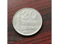 Βραζιλία 20 centavos 1970