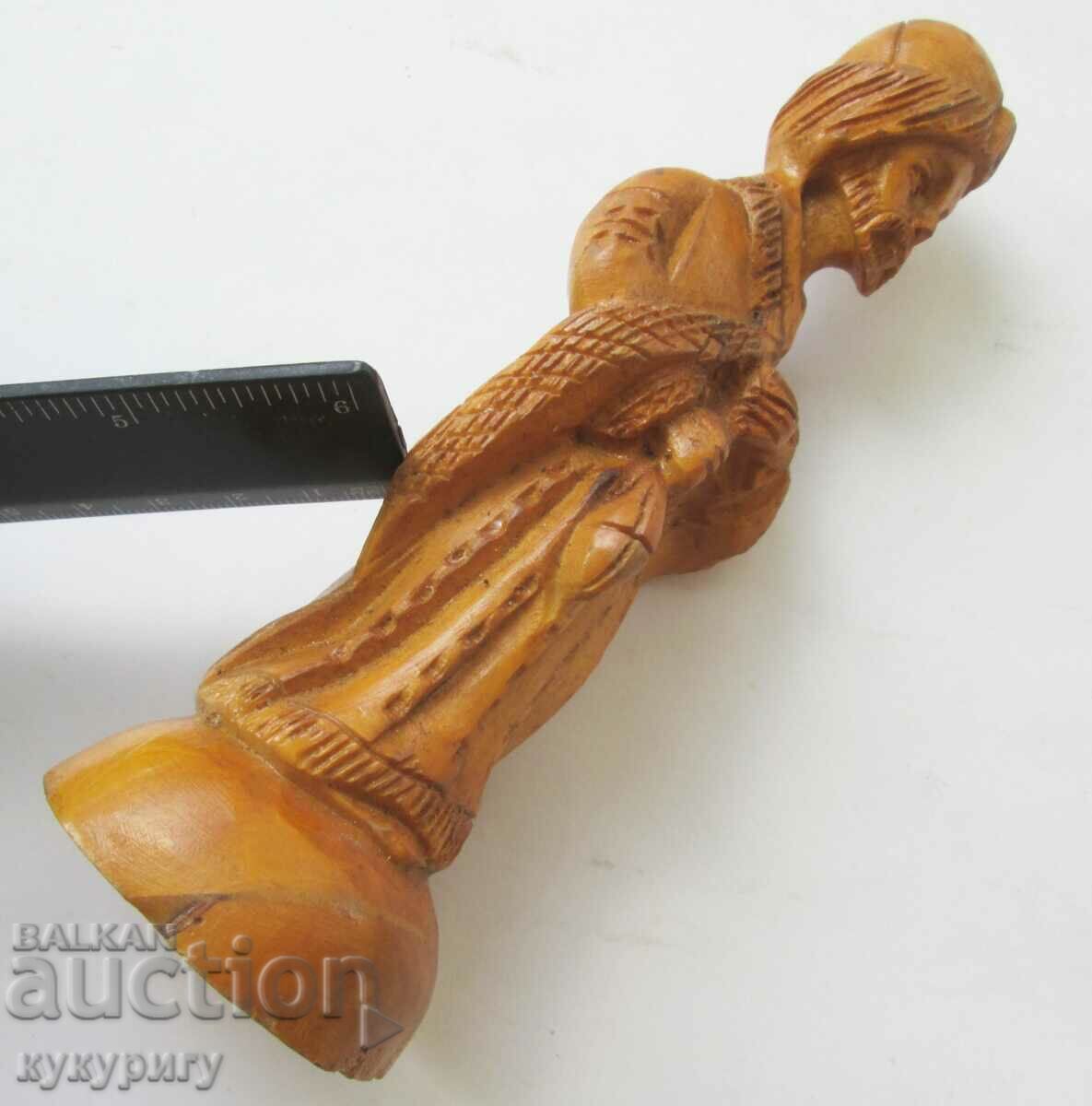 Delivery of Old wooden figure statuette carving Delivery of Old wooden figure statuette carving