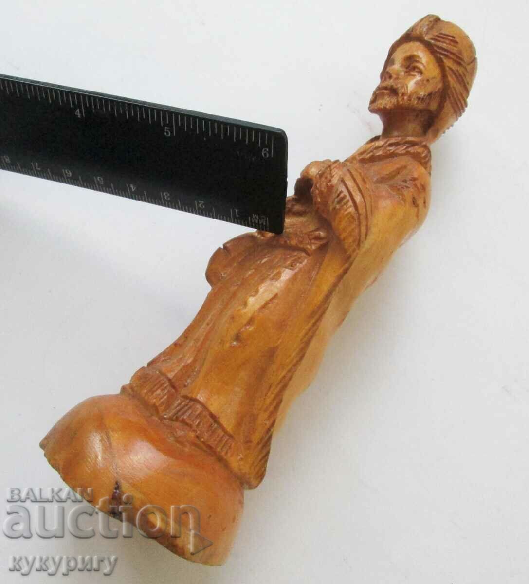 Old wooden figure statuette carving - 5 Old wooden figure statuette carving - 5