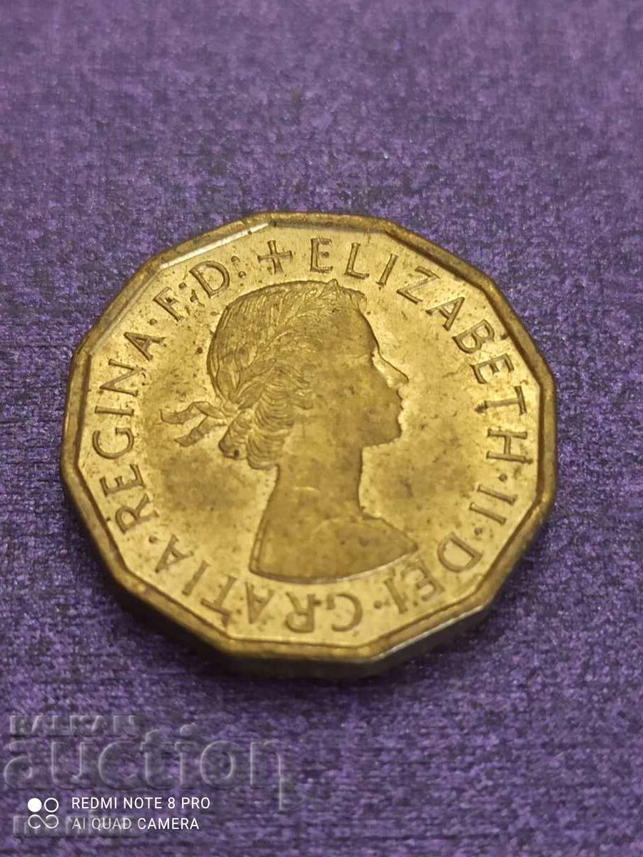 3 pence 1965