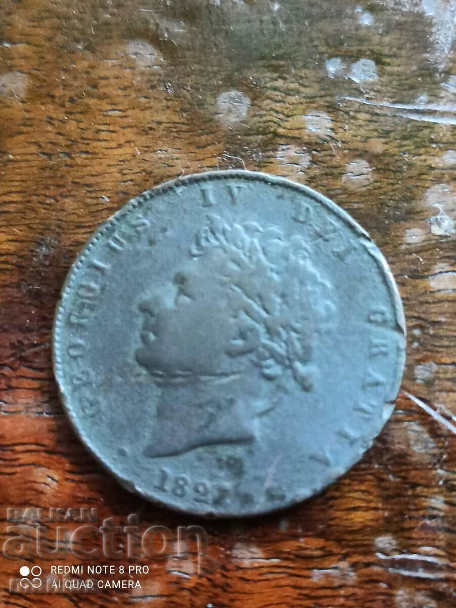 Delivery of Coin 1827 year George 4 Delivery of Coin 1827 year George 4
