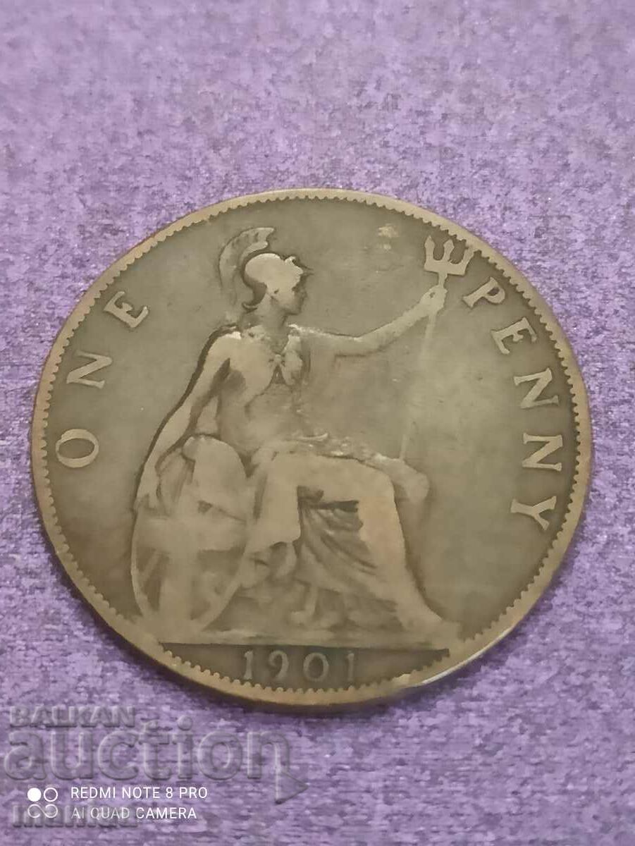 1 penny 1901 Queen Victoria with price 35.00 BGN | € 17.90 1 penny 1901 Queen Victoria with price 35.00 BGN | € 17.90