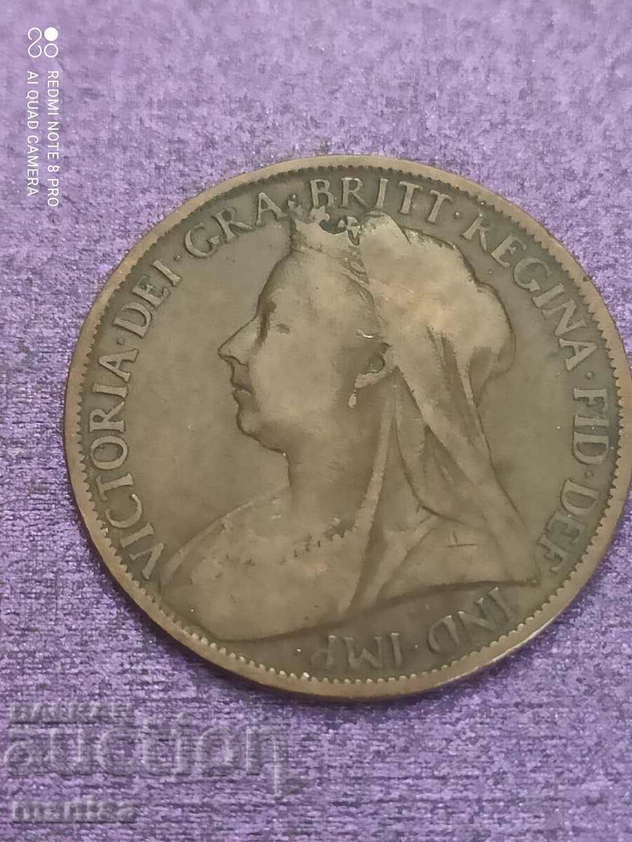 Delivery of 1 penny 1901 Queen Victoria Delivery of 1 penny 1901 Queen Victoria