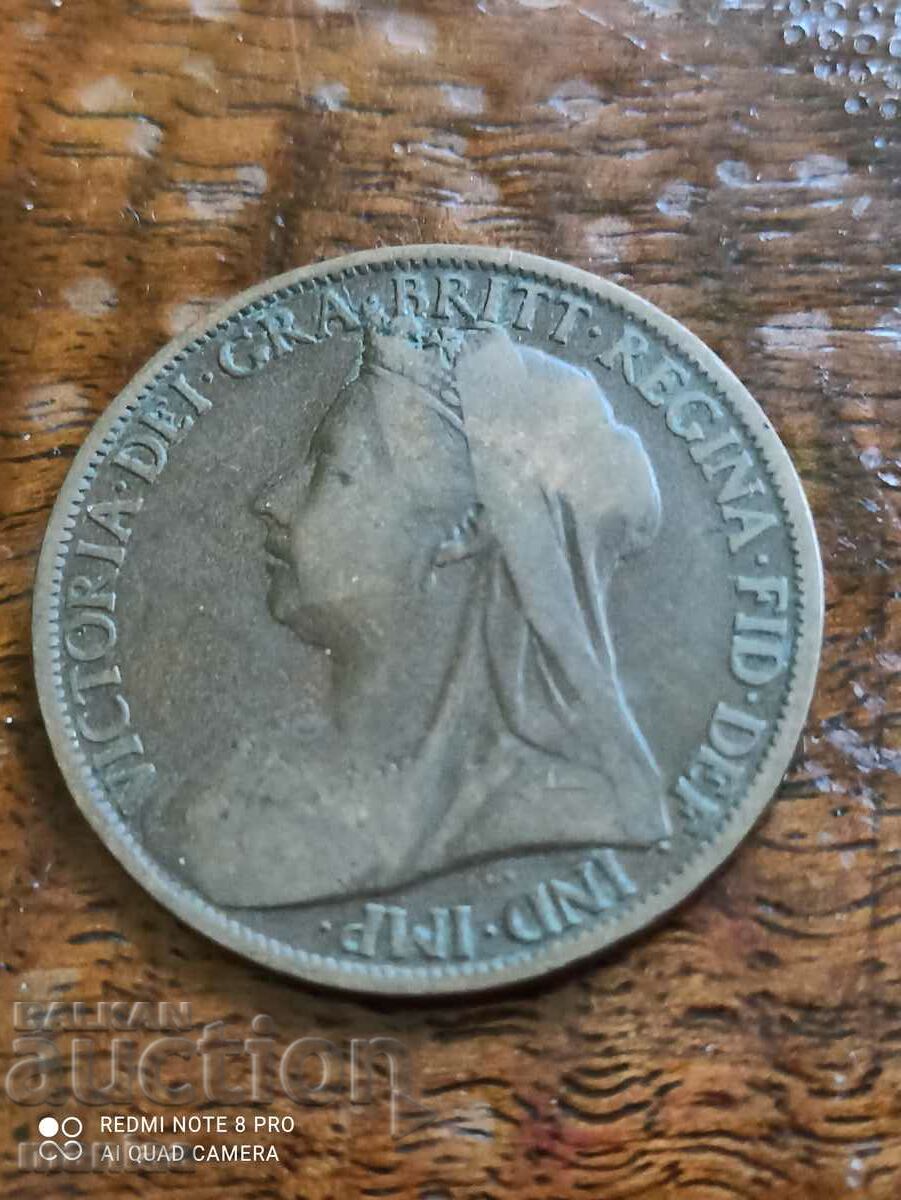 1 penny 1901 Queen Victoria