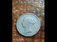 1/2 penny 1838 Queen Victoria