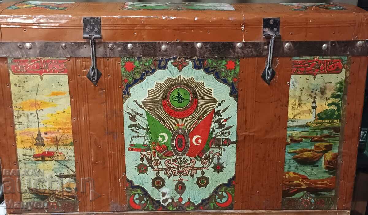 Old Ottoman officer chest.
