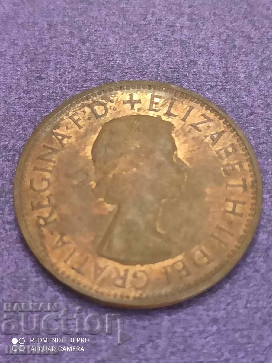 1 penny 1966 Elizabeth