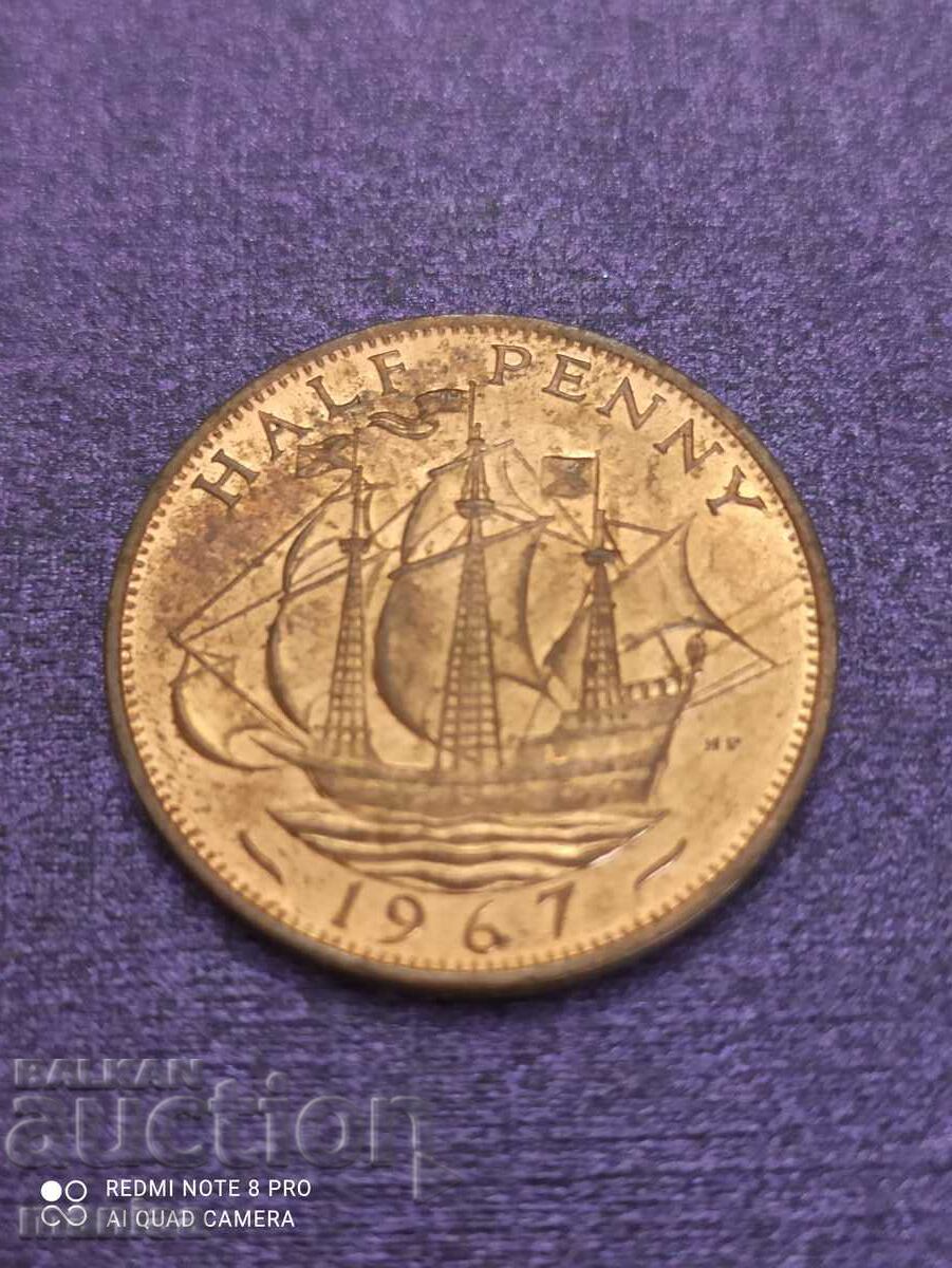 1/2 Penny 1967 με τιμή 14.99 BGN | € 7.66 1/2 Penny 1967 με τιμή 14.99 BGN | € 7.66