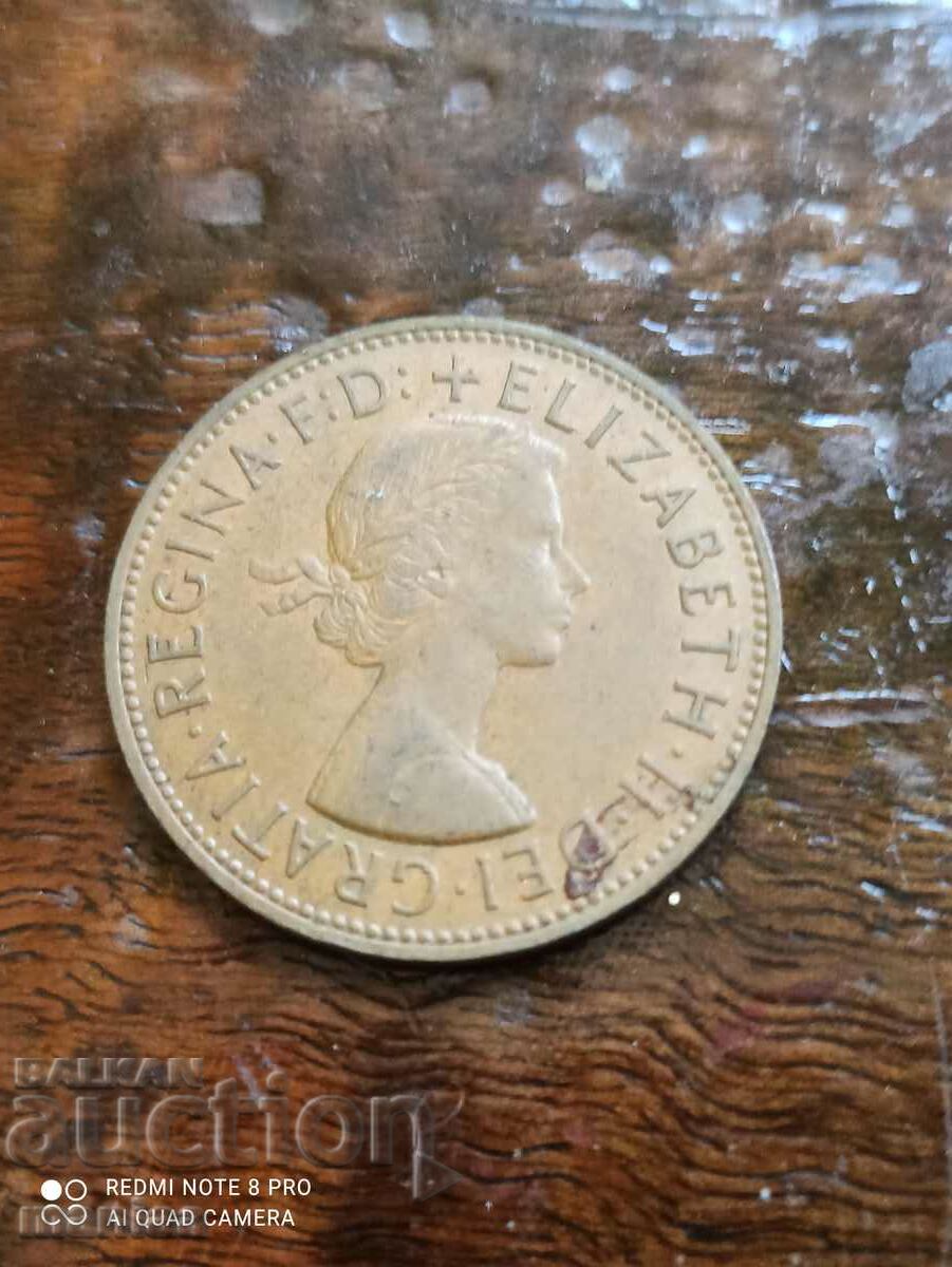 1 penny 1967 Elizabeth II