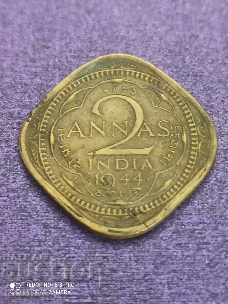 Delivery of 2 Anna 1944 India