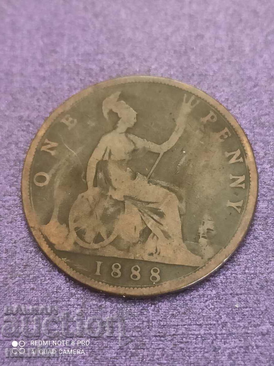 1 penny 1888 year with price 13.99 BGN | € 7.15 1 penny 1888 year with price 13.99 BGN | € 7.15