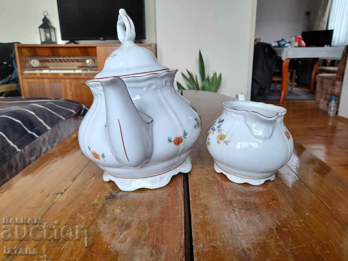 An old porcelain jug, a jug with price 80.00 BGN | € 40.90 An old porcelain jug, a jug with price 80.00 BGN | € 40.90