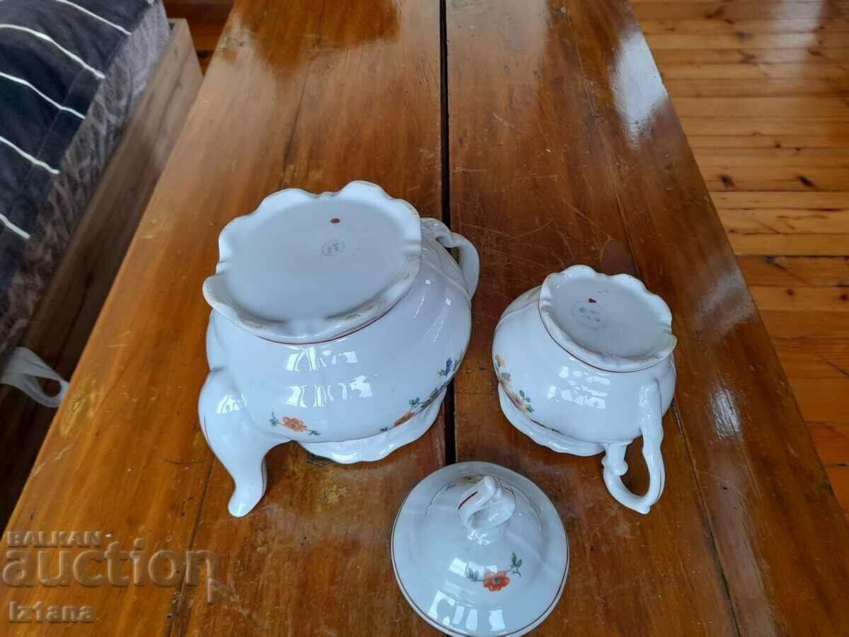 An old porcelain jug, a jug - 7 An old porcelain jug, a jug - 7