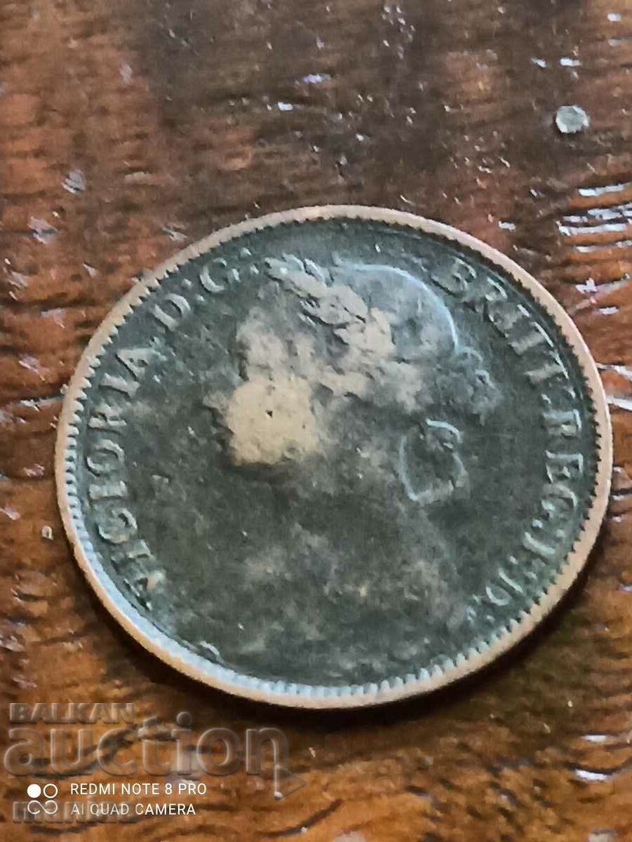 Delivery of 1 farthing 1885 Delivery of 1 farthing 1885