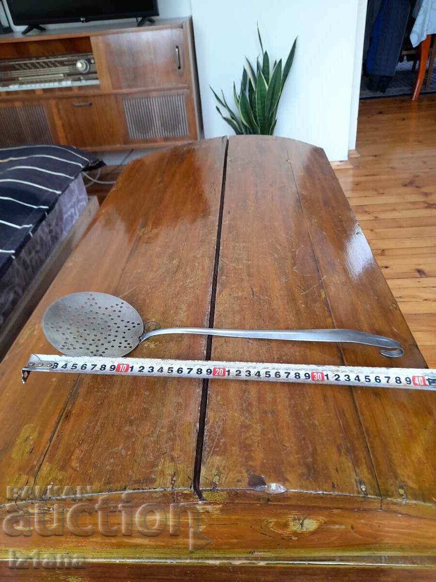 Old slotted spoon, stirrer with price 15.00 BGN | € 7.67 Old slotted spoon, stirrer with price 15.00 BGN | € 7.67
