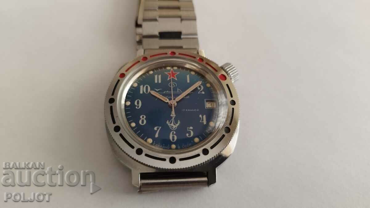 Old watch VOSTOK, Komandirsky, USSR, unused - 1
