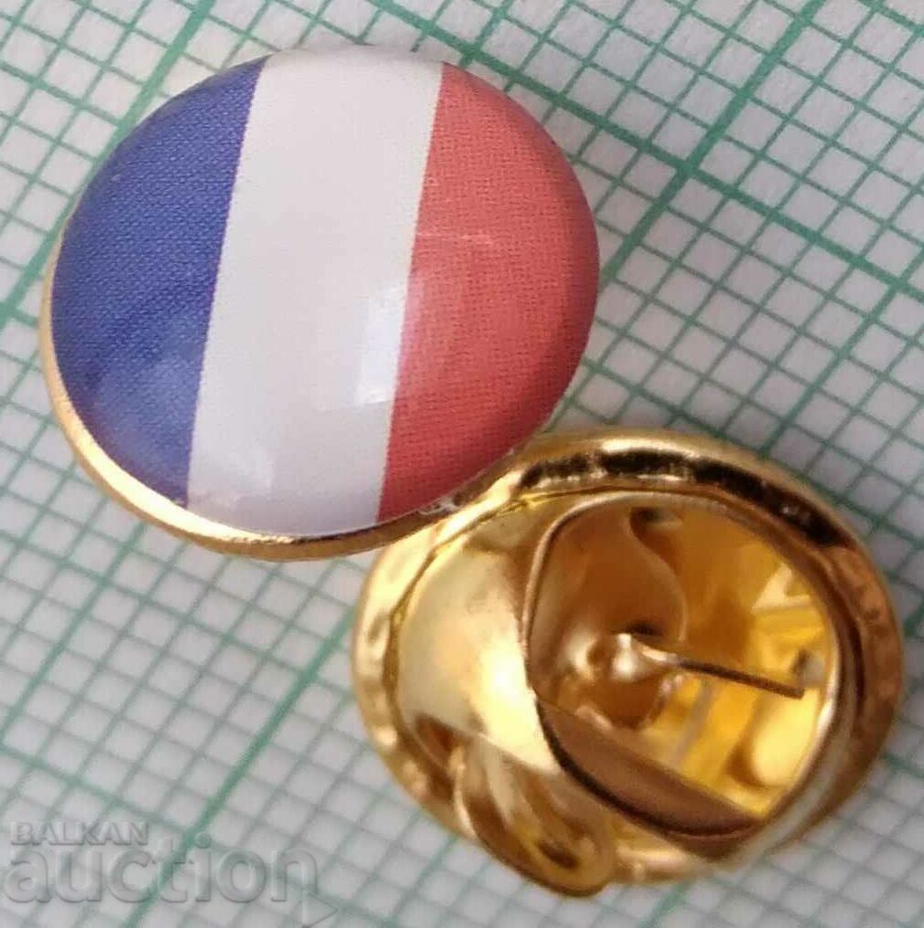 13321 Badge - flag France flag