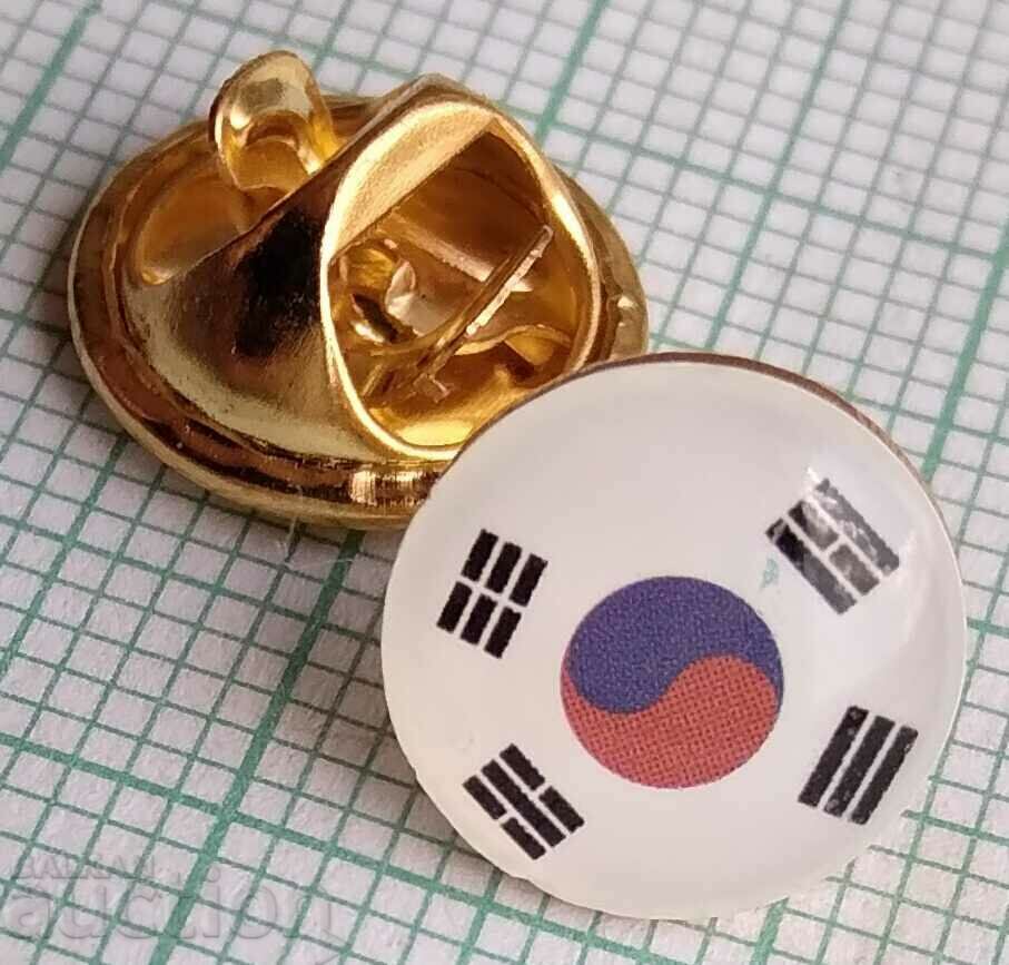 13322 Badge - flag flag South Korea