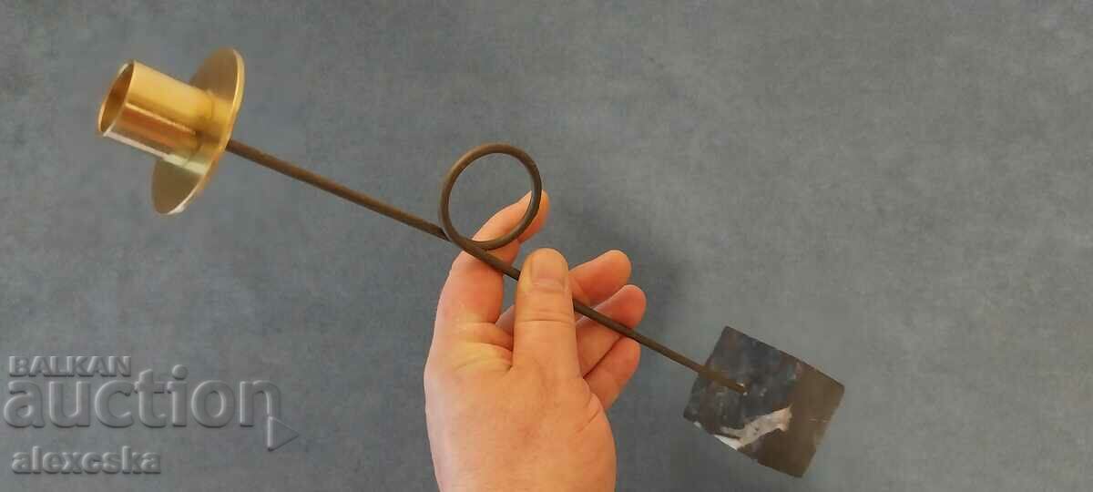 Large candlestick - Art Design with price 17.00 BGN | € 8.69 Large candlestick - Art Design with price 17.00 BGN | € 8.69