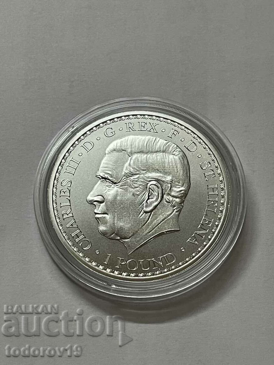 Delivery of 1 oz Silver Una and the Lion - ost. St. Elena 2023 Delivery of 1 oz Silver Una and the Lion - ost. St. Elena 2023