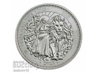 1 oz Argint Una și Leul - ost. Sf. Elena 2023