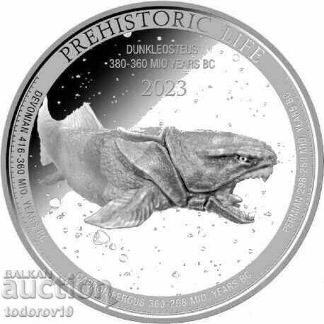 1 oz Silver Prehistoric Life 2023 - Congo 1 oz Silver Prehistoric Life 2023 - Congo
