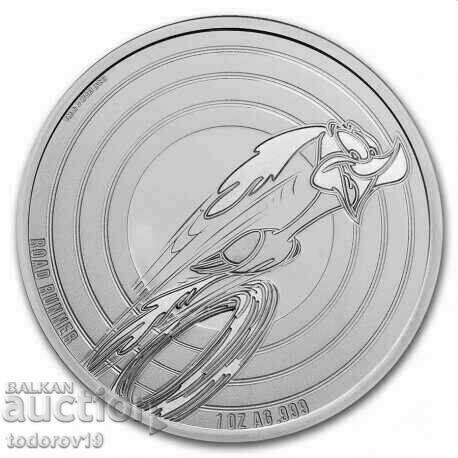 Silver 1 oz Road Runner 2023 - Σαμόα