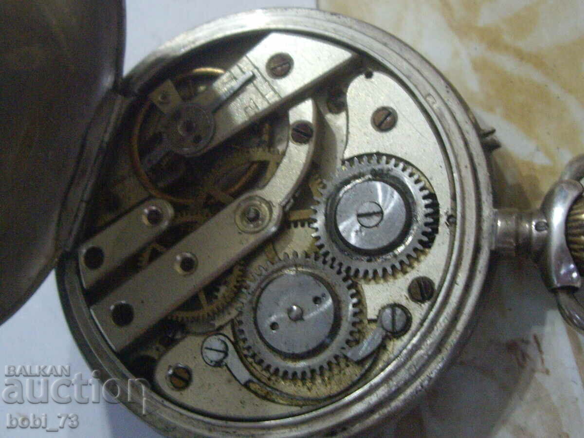 P.GIROD Silver Pocket Watch Parts - 7 P.GIROD Silver Pocket Watch Parts - 7