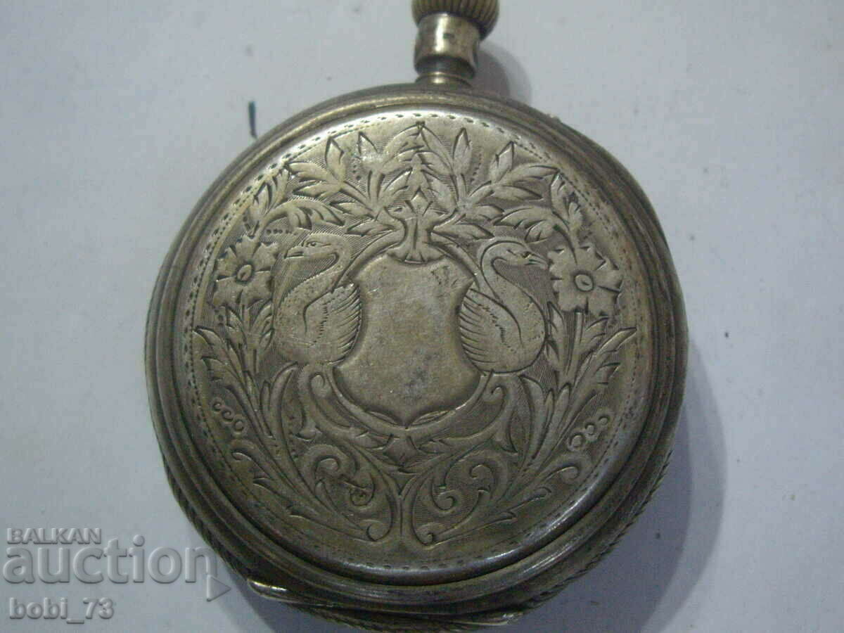 Licitație Ceas de buzunar argintiu „HERCULANOS” Licitație Ceas de buzunar argintiu „HERCULANOS”