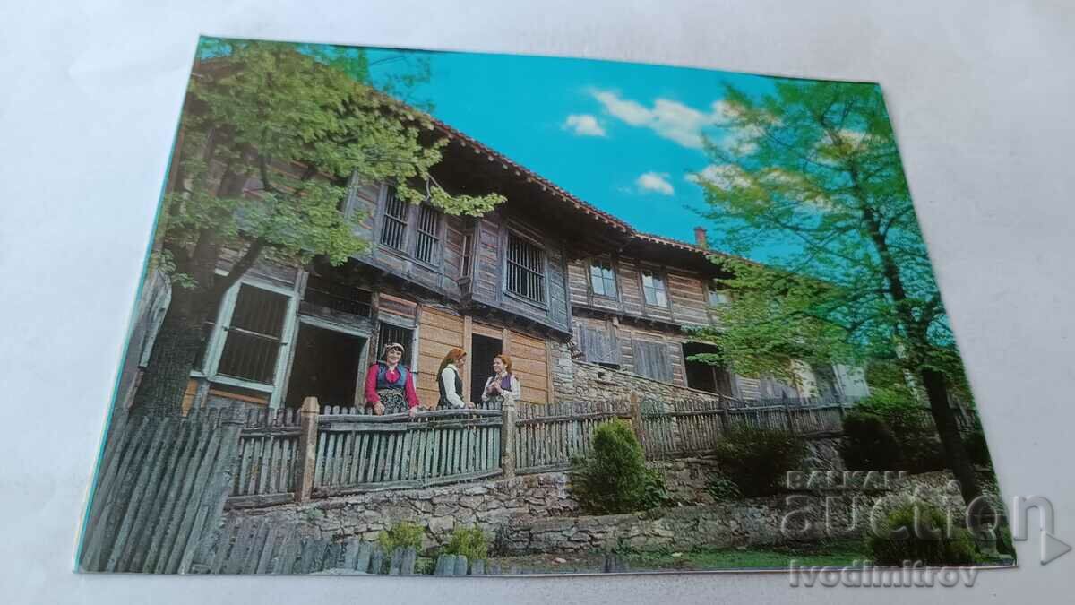 Καρτ ποστάλ Zheravna αρχαία αρχιτεκτονική