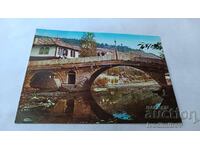 Пощенска картичка Трявна Старият мост 1970