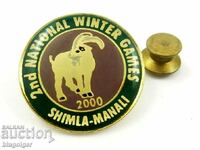 India National Winter Games-2000-India Badge